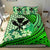 Kanaka Maoli (Hawaiian) Bedding Set - Lauhala Polynesian Hibiscus Green - Polynesian Pride