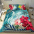 Hawaiian Bedding Set - Coral Tropical Turtle Bedding Set - Polynesian Pride