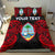 Guam Polynesian Custom Personalised Bedding Set - Guam Spirit Black - Polynesian Pride