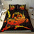 Tonga Polynesian Bedding Set - Swordfish With Hibiscus - Polynesian Pride