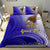 American Samoa Polynesian Custom Personalised Personalized Bedding Set - Bald Eagle (Blue) Blue - Polynesian Pride