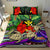 Kanaka Maoli (Hawaiian) Bedding Set - Polynesia Turtle Colorful And Hibiscus - Polynesian Pride