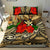 Kanaka Maoli (Hawaiian) Bedding Set - Polynesian Turtle And Hibiscus Gold - Polynesian Pride