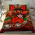 Kanaka Maoli (Hawaiian) Bedding Set - Polynesian Turtle And Hibiscus Red - Polynesian Pride