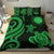 Northern Mariana Bedding Set - Tentacle Turtle Green Green - Polynesian Pride