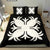 Hawaiian Bedding Set Royal Pattern - Black And White - A2 Style - Polynesian Pride