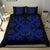 Hawaiian Bedding Set Royal Pattern - Black And Blue - C2 Style - Polynesian Pride