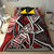 Tokelau Polynesian Bedding Set - Tribal Flower Special Pattern Red Color - Polynesian Pride