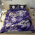 Kanaka Maoli (Hawaiian) Bedding Set - Waves Polynesian Turtle Hibiscus ( Purple) - Polynesian Pride