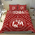 Tonga Bedding Set - Tonga Seal With Polynesian Tattoo Style (Red) - Polynesian Pride