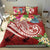 Tonga Polynesian Bedding Set - Summer Plumeria (Red) Red - Polynesian Pride