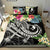 YAP Polynesian Bedding set - Summer Plumeria (Black) - Polynesian Pride