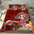 Tonga Bedding Set - Turtle Plumeria (Red) Red - Polynesian Pride