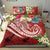 Kosrae Polynesian Bedding Set - Summer Plumeria (Red) - Polynesian Pride