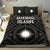 Marshall Bedding Set - Marshall Seal With Polynesian Tattoo Style ( Black) Black - Polynesian Pride