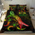 Fiji Polynesian Bedding Set - Turtle With Blooming Hibiscus Reggae - Polynesian Pride