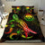 Federated States of Micronesia Polynesian Bedding Set - Turtle With Blooming Hibiscus Reggae - Polynesian Pride