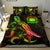 Samoa Polynesian Bedding Set - Turtle With Blooming Hibiscus Reggae - Polynesian Pride