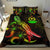 Vanuatu Polynesian Bedding Set - Turtle With Blooming Hibiscus Reggae Reggae - Polynesian Pride