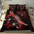 Kosrae Polynesian Bedding Set - Turtle With Blooming Hibiscus Red - Polynesian Pride