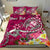 Guam Custom Personalised Bedding Set - Turtle Plumeria (Pink) Pink - Polynesian Pride