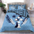 Kosrae Duvet Cover Set - Kosrae Flag Blue - Polynesian Pride