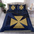 Wallis And Futuna Duvet Cover Set - Wallis And Futuna Coat Of Arms Dark Blue - Polynesian Pride