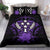 Kosrae Duvet Cover Set - Kosrae Flag & Purple Hibiscus - Polynesian Pride