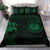 Hawaiian Flag Turtle Polynesian Bedding Set Green - Polynesian Pride