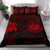 Hawaiian Flag Turtle Polynesian Bedding Set Red - Polynesian Pride