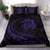 Hawaiian Map Turtle Polynesian Bedding Set - Purple - Frida Style - Polynesian Pride