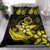 Hawaiian Anchor Plumeria Hamerhead Shark Polynesian Bedding Set - Yellow - Polynesian Pride