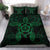 Hawaiian Turtle Hibiscus Polynesian Bedding Set Green - Polynesian Pride