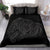 Hawaiian Turtle Hibiscus Polynesian Bedding Set Simple Grey - Polynesian Pride