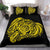 Hawaiian Turtle Hibiscus Polynesian Bedding Set Simple Yellow - Polynesian Pride