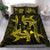 Hawaiian Map Hamerhead Shark Yin Yang Polynesian Bedding Set - Yellow - Polynesian Pride