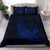 Hawaiian Map Whale Polynesian Bedding Set - Blue - Polynesian Pride