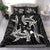 Hawaiian Map Hamerhead Shark Yin Yang Polynesian Bedding Set - Black - Polynesian Pride