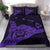 Hawaiian Shaka Aloha Map Polynesian Bedding Set Purple - Polynesian Pride