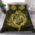 Hawaiian Hamerhead Shark Yin Yang Plumeria Polynesian Bedding Set - Yellow - Polynesian Pride