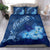 Hawaiian Dolphin Hibiscus Tropic Blue Polynesian Bedding Set - Polynesian Pride