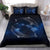 Hawaiian Map Galaxy Zodiac Dolphin White Polynesian Bedding Set - Polynesian Pride