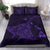 Hawaiian Map Kanaka Manta Ray Polynesian Bedding Set Purple - Polynesian Pride