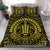 Hawaiian Kakau Honu Arc Yellow Polynesian Bedding Set - Polynesian Pride