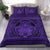 Hawaiian Map Madame Pele Kanaka Plumeria Polynesian Bedding Set Purple - Polynesian Pride