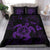 Hawaiian Map Kanaka Hibiscus Turtle Purple Polynesian Bedding Set - Polynesian Pride