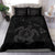 Hawaiian Map Kanaka Hibiscus Turtle Gray Polynesian Bedding Set - Polynesian Pride