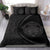 Hawaiian Madame Pele Kanaka Plumeria Polynesian Bedding Set Circle Style Grey - Polynesian Pride