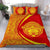 Hawaiian Madame Pele Kanaka Plumeria Polynesian Bedding Set Circle Style - Polynesian Pride