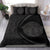 Hawaiian Madame Pele Plumeria Polynesian Bedding Set Circle Style Grey - Polynesian Pride